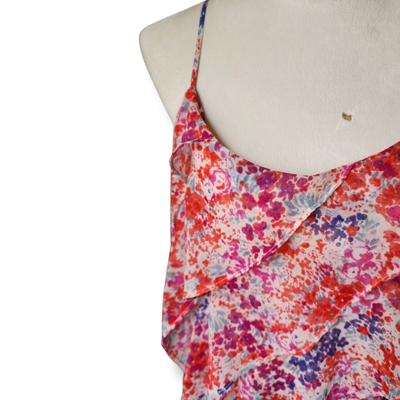 American Eagle Outfitters Sheer Floral Tank Top - Picture 4 of 4
